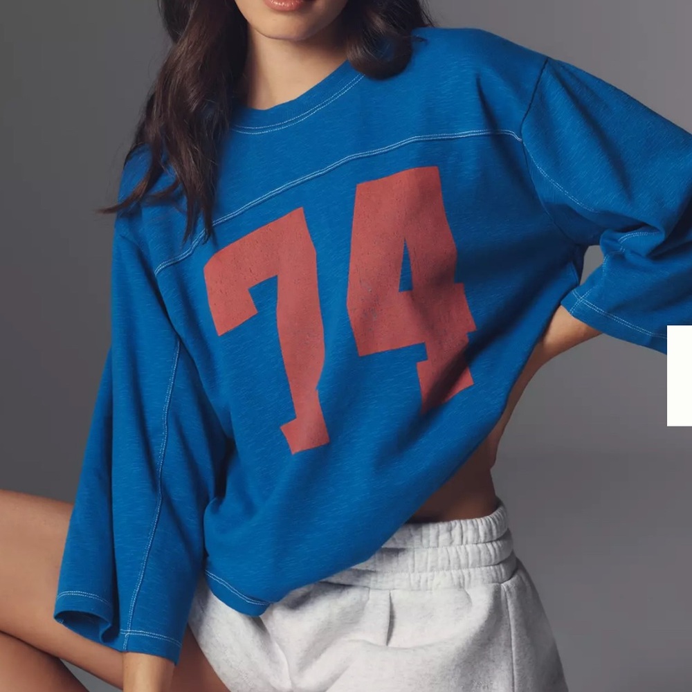 Anthropologie pilcro varsity t NWT